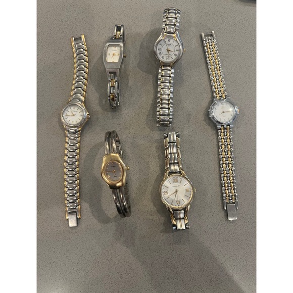 Anne Klein & Other‎ Womens Quartz Analog Fashion Watches Bundle Lot - Picture 1 of 4